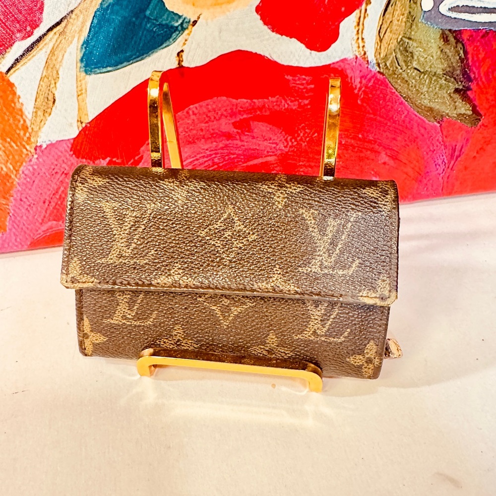 Brown Monogram card holder wallet vintage - Picture 10 of 11